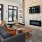 Spacious well lit clubhouse with a firepit and tv and plenty of seating. 